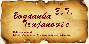 Bogdanka Trujanović vizit kartica